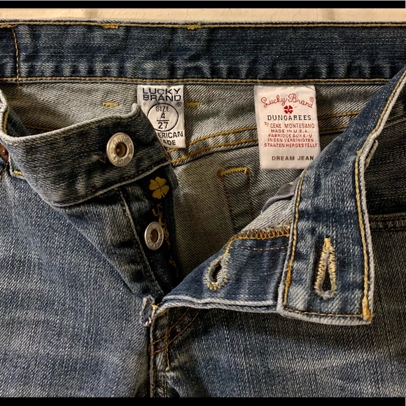 Lucky Brand Dream Blue Jeans- 4/27 Short inseam - Picture 4 of 8